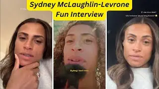 Sydney McLaughlin-Levrone answers hilarious questions close up!