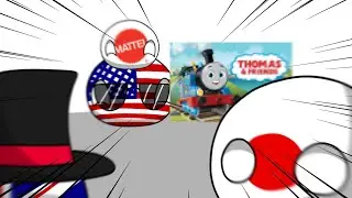 【ポーランドボール】鉄道の日なので日本が世界各国の有名な機関車を見ていく(微ホラー注意)