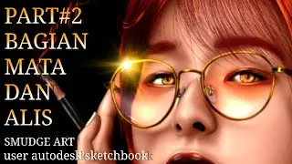 SMUDGE ART tutorial bagian //Alis dan mata// PART#2