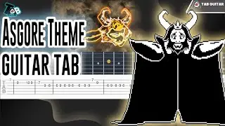 Undertale - Asgore Theme Guitar Tab Tutorial