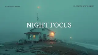 Deep Focus Work Chillout | Ambient Beats for Misty Coastal Productivity & Study