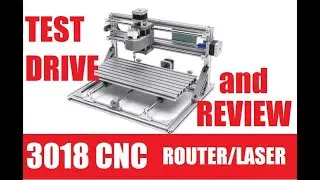 Test drive a 3018 Mini CNC Router + free CAD-CAM Easel and GRBL program setup