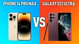 iPhone 14 ProMax vs. Galaxy S22 Ultra: Clash of the Titans!