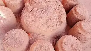ASMR: Pure Rich Red Sand Dry Water Crumbling #asmr #asmrsand #softgrittydusty