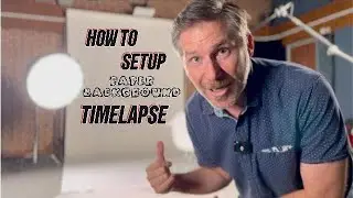 Timelapse: Setting Up a White Paper Background for Video Shoots | Behind the Scenes