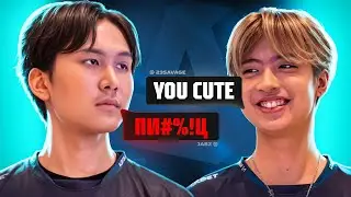 Language Exchange: 23savage, Jabz, Q, Oli trying to speak Russian | Aurora Dota 2