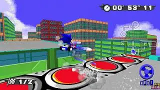 Sonic Robo Blast 2 Kart - Grand Metropolis - Time Attack - Gold Medal (1'55"60)