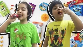 KIDS EATING CHALLENGE - KIDS EATING FOOD VIDEO - SIBLINGTALK