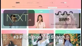NextJs Data Fetching using SWR React Hooks and getStaticProps-ISR #3 Pagination and Search