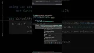 Best practice of using CancellationToken in WebApi  #dotnet #webapi #cancellationtoken