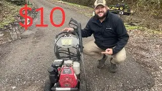 Just bought a $10 dollar pressure washer what can go wrong