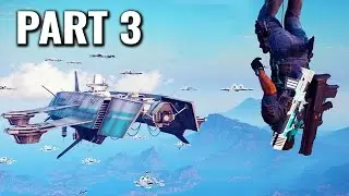 Just Cause 3 Sky Fortress Gameplay Walkthrough Part 3 - Liberate Stern Bow Section [Eden Airship]