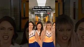 POV: It’s 2001 & the cheerleaders are demanding you “step up” & “introduce yourself.” 