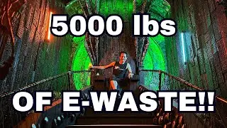 We built this out of 5000lbs of Electronic Waste #righttorepair #EwasteGen | Arcadia Earth Toronto