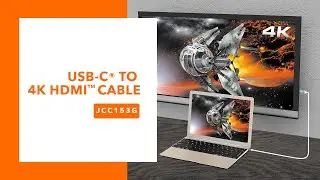 j5create® USB-C™ to 4K HDMI™ Cable | Model: JCC153G