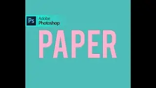 Paper Cutout Text effect | Tutorial | Beginner's Guide