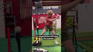 ⭐️Stabilization and Staying Back⭐️ #hittingmechanics #youtubeshorts