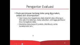 Tatul MP:  Bagian  Evaluasi