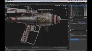 3D Basics in Blender - Adding Detail to the Ray Gun