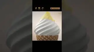 Ice Cream & Cream in Realflow 3dsMax | Vray | After Effects 