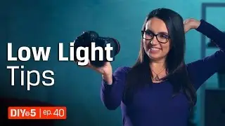 Photography Tips – Shooting in Low Light Indoors 📷 DIY in 5 Ep 40
