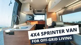 SPRINTER VAN TOUR - My 3rd Custom 4x4 Sprinter Van Conversion (Built by Outside Van)