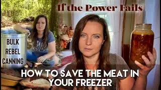 How To Save Your Freezer Meat When the Power Grid Fails