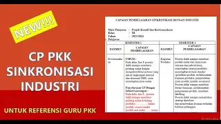 CP PKK SINKRONISASI INDUSTRI