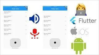 Voice recorder complete app in Flutter | Audio playback in Flutter | Directory file listing flutter