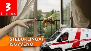 Dvimetė iškrito iš balkono