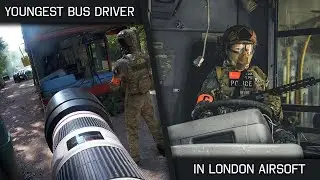 Youngest Bus Driver in London Airsoft!
