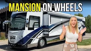 Now THIS is camping! Tour this new ultra LUXURY motorhome | 2025 American Eagle 45K
