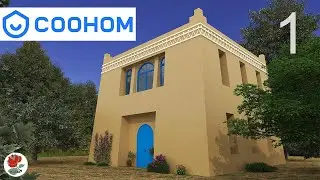 Moroccan House in Coohom | Coohom Timelapse | Part 1 of 2
