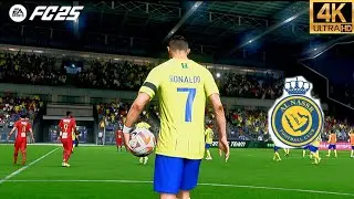 AL-NASSR vs DAMAC FC//Saudi pro league//Ronaldo Hattrick//RTX 4K