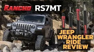 Rancho RS7MT Shocks Jeep Wrangler JL Ride Review