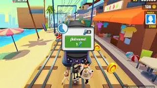 El policía atrapon :v-subway surfers-Diego DASH