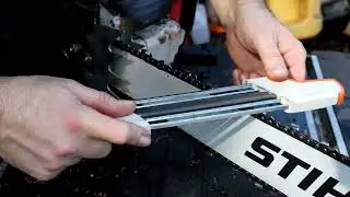 Big Chainsaw Maintenance and Chain Sharpening