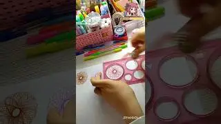 Рисую красивые узоры спирографом🌸🌺🌼