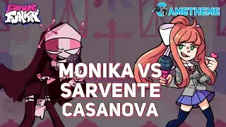 FNF Monika VS Sarvente Casanova (FNF Mod) | FNF Monika VS Sarv