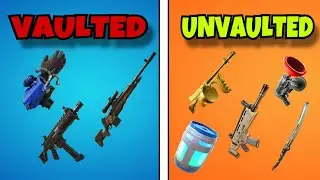 All Guns Vaulted/Unvaulted In Fortnite Chapter 4 Season 4