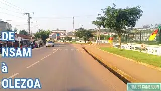 (Yaoundé) Route de Nsam à Olezoa en 2021 - Trajet Cameroun