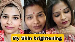My skin brightening with my own product ✨️