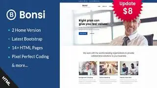 Bonsi - Business Consulting and Professional Services HTML Template | Themeforest Website Templates