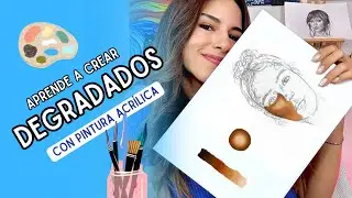 ¡Aprende a crear degradados con pintura acrílica!