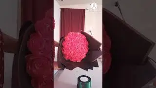 como envolver Ramo de 20 Rosas eternas wrapping 20 eternal flowers