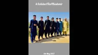 Kashmir International SolidariTea 5th May 2023