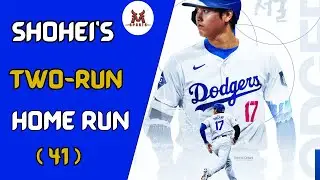 Shohei Ohtani 🔥🔥Stays Lazer Focused with Crushing a Two Run Homer ⚾(41)of the Season..