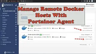 Manage remote docker hosts dengan Portainer Agent