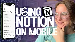 How I use notion on mobile to help me as a forgetful ADHD girly