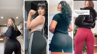 Small waist , Pretty Face With A Big Bank ,TikTok Challenge Compilation /pt3